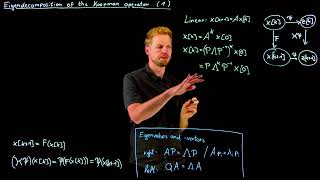 Koopman operator Spectral decomposition 1 DS4DS 802 [upl. by Dever282]