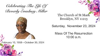 Celebrating The Life Of Beverly Evadney Miller [upl. by Yenttihw595]