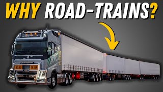 Why Does Australia Use Road Trains Instead Of Trains [upl. by Aenaj]