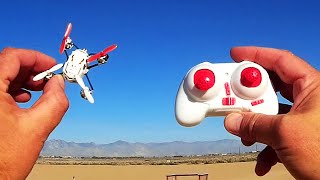 Hubsan H111 Nano Q4 Drone Test Flight [upl. by Lahcym]