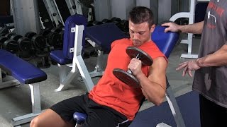 Incline DB Hammer Curl [upl. by Hcirteid645]