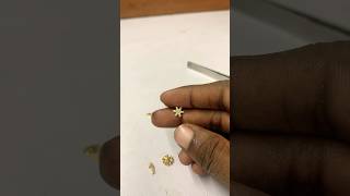 Nose pin GOLD 15k trending shortvideo [upl. by Drallim]