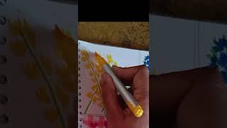 simple flower painting shortsfeed trendingshorts viralshorts art diy [upl. by Akimal]