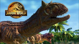 Ceratosaurus vs Carnotaurus 🔥 Dino Fights Arena 14 [upl. by Eugilegna]