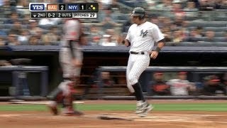 Overbays RBI single [upl. by Annoya525]