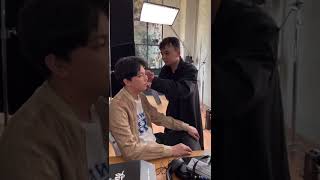 димаш 迪玛希Dimash backstage  hair [upl. by Connie]