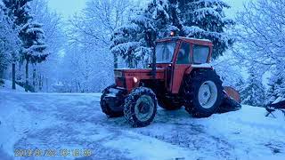 FIAT 640 DT spala la neve [upl. by Sanferd]