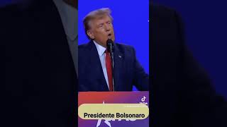 Presidente Trump e Presidente Jair Bolsonaro no CPAC [upl. by Lairbag]