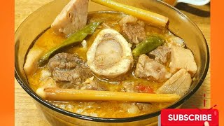 Easy to cook Kansi  Cansi  Sinigang na Bulalo  IIonggo Dish  Bacolod Cansi [upl. by Nnaylime931]