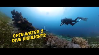 Open Water 2 Dive Highlights  Silent Vlog  Underwater ASMR [upl. by Ahsimin]