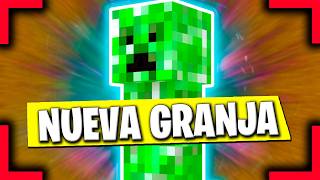 NUEVA Granja de CREEPER 121 Minecraft Bedrock [upl. by Clawson]