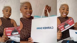 Carmen Sama reçoit une invitation en tant qu’ambassadrice de 1xBET au concert de Singuila ce Samedi [upl. by Ameg]