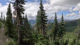 Hiking on the Highline Trail in Glacier National Park [upl. by Pfosi]