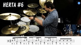 Herta 6 Drum Fill Lesson 32nd notes [upl. by Feriga767]