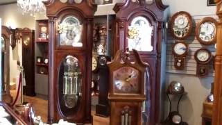 MINIATURE GRANDFATHER CLOCK  MUSICAL amp CHIMING by RHYTHM USA [upl. by Iong]