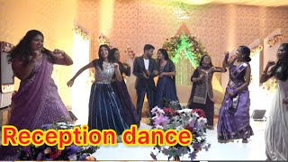 Reception dance kerala wedding dance  function dance fusion dance [upl. by Novrej]