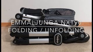 How to Fold  Unfold the Emmaljunga NXT90 [upl. by Enisaj]