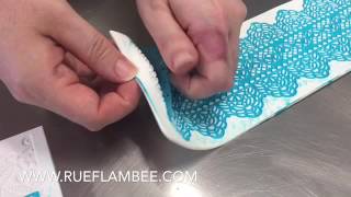 Tutorial cake lace  Mame loulou Smart Lace [upl. by Jeremiah170]