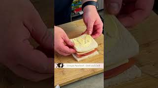 Recette Grilled cheese raclette pulled pork etc facile et rapide shorts [upl. by Chester]