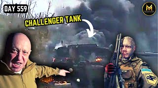 ONE CHALLENGER TANK DESTROYED WAR OVER AZOV AT THE JANUARY 6 RIOTS Ukraine News Day 559 [upl. by Htez138]