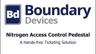 Nitrogen Access Control Pedestal  Contactless Ticket Validation [upl. by Jakob32]