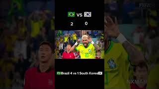 Brazil vs South Korea football [upl. by Darcee]