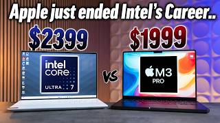 XPS 14 vs 14quot MacBook Pro  Apple just KILLED Intel [upl. by Savihc]