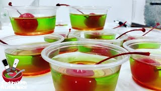 How To Make Apple Martini Jello Shots Recipe [upl. by Ylime]