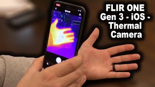 Flir One Thermal Camera for Smart Phones  Detect Cold Drafts in Your House [upl. by Aikenat]