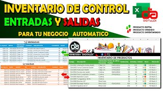 COMO HACER UN CONTROL DE VENTAS EN EXCEL  Como hacer un Inventario de productos en EXCEL [upl. by Comptom]