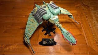 I built BlueBrixx Star Trek set 104584 BirdofPrey [upl. by Onitram]