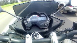 Yamaha FZ16 ST Fazer velocidad maxima [upl. by Latsyrhc694]