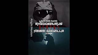 Rhedosaurus vs Heisei Godzilla kaiju godzilla heiseigodzilla whoisstrongest 1v1 [upl. by Brigida]