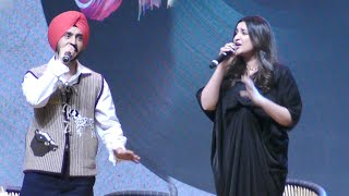 Parineeti Chopra और Diljit Dosanjh ने गाना गाकर जीता लोगों का दिल [upl. by Lucienne874]