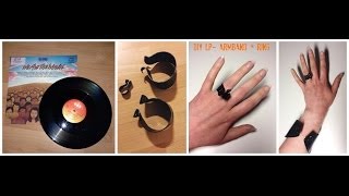 DIY Armband en ring van een LP [upl. by Asilav]