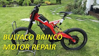 Crystalyte motor repair in Bultaco Brinco motorcycle [upl. by Luelle]