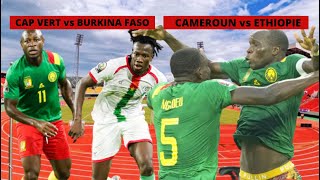 Team CAN2021 débriefing Cameroun vs Ethiopie  CapVert vs Burkina Faso [upl. by Eaner792]