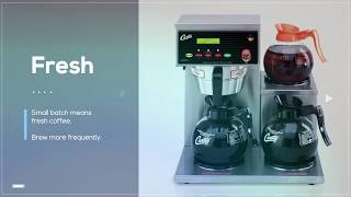 Curtis Alpha Commercial Decanter Coffee Brewer Features amp Benefits [upl. by Tayyebeb159]