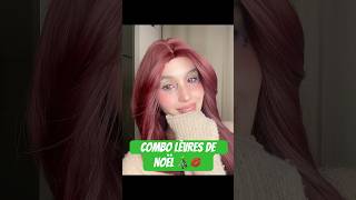 Combo Lèvres Candy Cane  Le look parfait pour Noël🎄✨lipcombo christmasmakeup lipcombotutorial [upl. by Maxey]