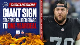 Giants Sign Starting Caliber Guard to OneYear Deal [upl. by Fira620]