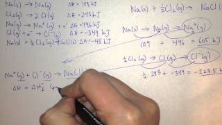 Easiest Way to Calculate Lattice Energy  Three Examples [upl. by Romilda415]