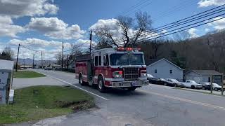 Marion Fire Department and McDowell EMS responding Marion NC [upl. by Laurianne]