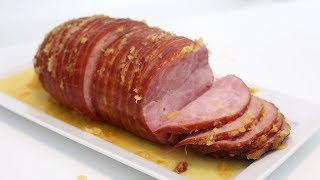 How to Cook Ham in a CROCK POT  Easy Slow Cooker Recipes  Easter Ham  RECIPE [upl. by Anahpos]