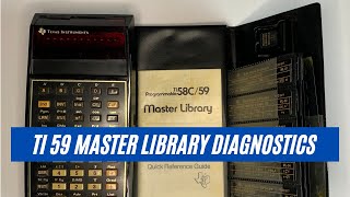 TI 59 Calculator Master Library Module Diagnostics  Selftest [upl. by Margarida]