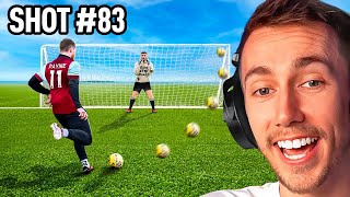 Miniminter Reacts To Behzinga Taking 100 Shots Vs Danny Aarons [upl. by Millda]