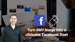 Turn ANY image into a clickable Facebook Post [upl. by Anauqat]