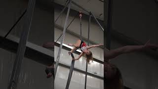 Aerialist performing at Winter Knights of Cheyenne  Cheyenne WY  February 18 2024 [upl. by Ulrica]