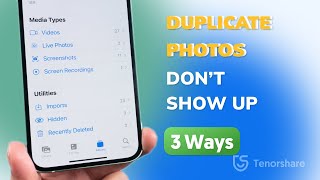 Duplicate Photo Not Showing On iOS 16 3 Ways to Fix [upl. by Anitsrik]