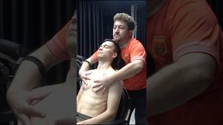 Relaxing Chest Massage And Cracks At The Barber barbermassage asmracmp chestmassage berbermasajı [upl. by Ycam]