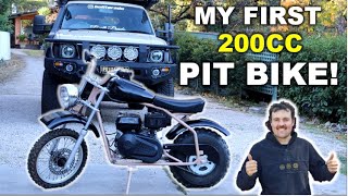 Never thought Id BUY THIS  200cc Pit Bike [upl. by Dimitry]